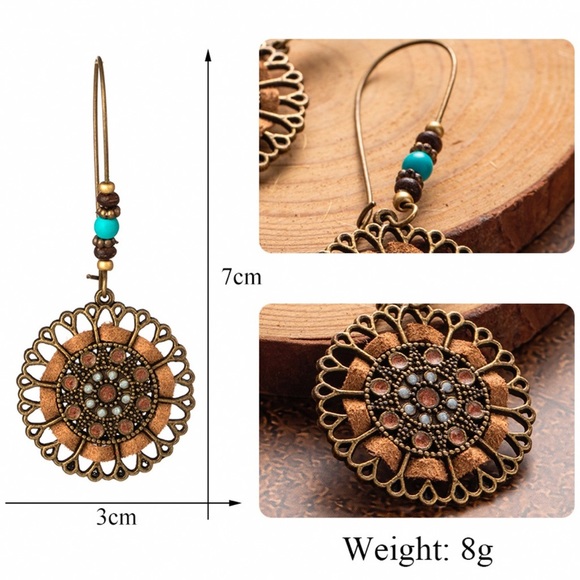 Any 2/$20! Gold Beaded Boho Threader Earrings - Picture 5 of 7